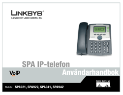 SPA IP-telefon