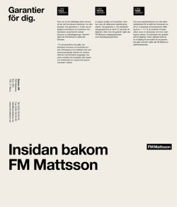 Insidan bakom FM Mattsson