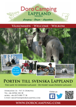 Folder - Doro Camping Lappland