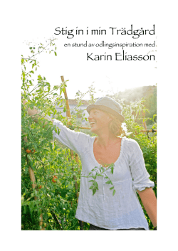 Stig in i min Trädgård Karin Eliasson