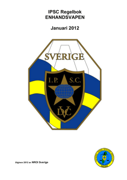 Regler 2012 - IPSC Sverige