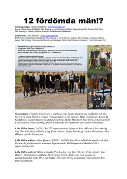 WHO resereportage - Hickory Golf & Linksland