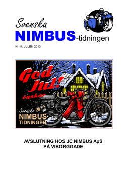 SNT JUL 2013.pub - Danmarks Nimbus Touring
