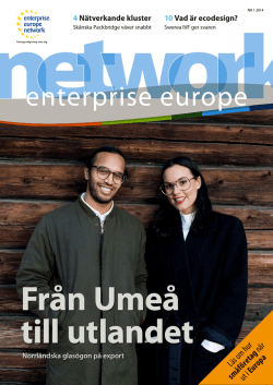 Från Umeå till utlandet - Enterprise Europe Network