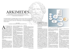 Arkimedesprojektet - RMS - Rehabiliteringsmedicin Simrishamn