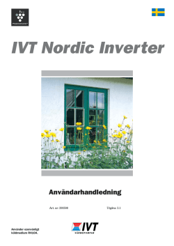 IVT Nordic Inverter DR-N