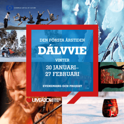 DÁLVVIE - Umeå2014