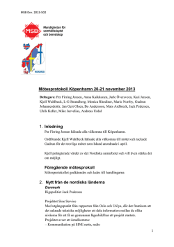 Protokoll 2013-11-20