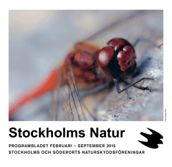 Stockholms Natur - Söderorts Naturskyddsförening
