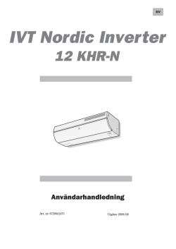 IVT Nordic Inverter 12 KHR-N