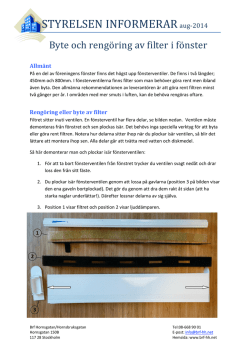 Manual_fönsterfilter - Brf Hornsgatan Hornsbruksgatan