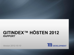 Resultat Grön IT Index 2012