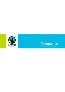 Talarmanus - Fairtrade