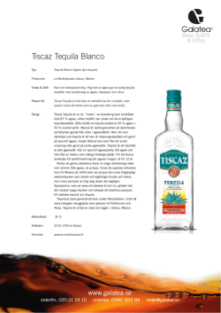 Tiscaz Tequila Blanco