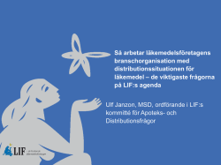 Ulf Janzon, LIF - Svenska Nyhetsbrev