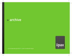 iipax archive