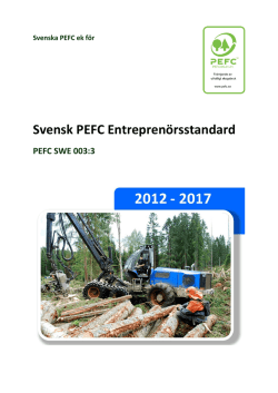 SWE 003 - Svenska PEFC