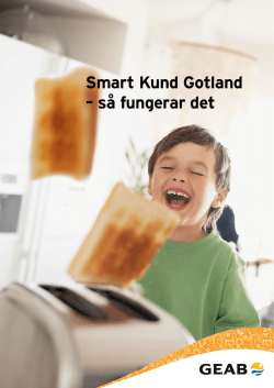Smart Kund Gotland – så fungerar det