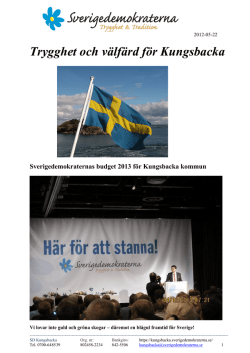 här - Sverigedemokraterna i Kungsbacka
