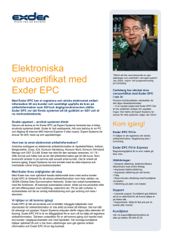 Information om Exder EPC