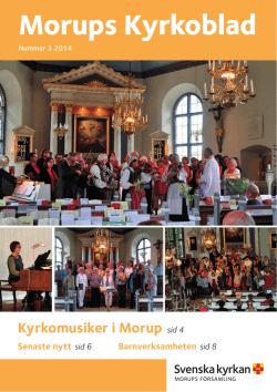 Morups Kyrkoblad - Morups församling