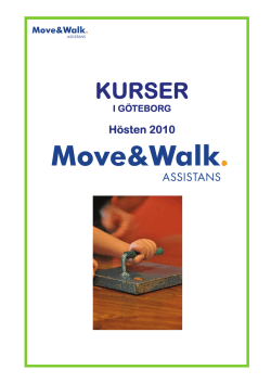 KURSER - Move & Walk
