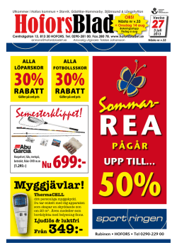 Vecka 27, 3/7 - Hoforsbladet