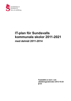 IT-plan - Sundsvall
