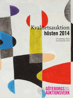 Skriv ut katalogen - Göteborgs Auktionsverk