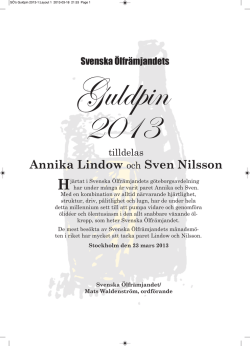 Annika Lindow och Sven Nilsson
