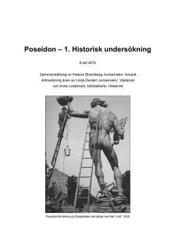 Poseidon – 1. Historisk undersökning - helena