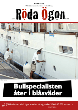 (PDF, 1.29MB) - Malmös socialistiska veckotidning