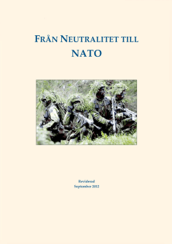 Från Neutralitet till NATO