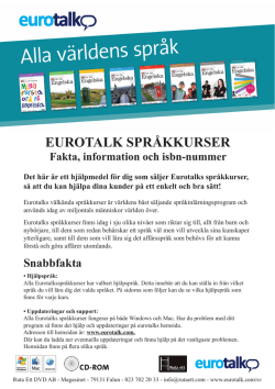 Eurotalk språkkursEr