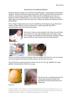 Information till småbarnsföräldrar
