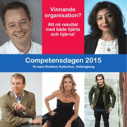 Competensdagen 2015