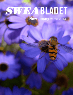 SWEA-Bladet Våren 2014