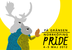 Program för Norrköping Pride 2012 i PDF format