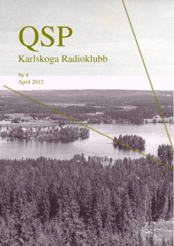 QSP 2012 nr 4 - Välkommen till SK4KR