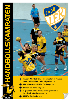 Handbollskamraten 2012 - Åifk