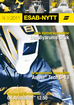 ESAB-Nytt 2011/3