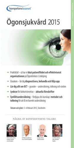 Ögonsjukvård 2015