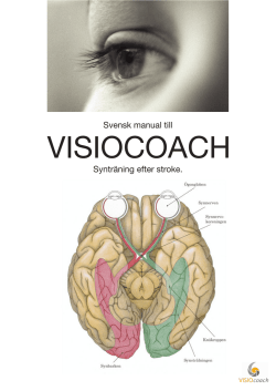 Svensk manual till VISIOCOACH