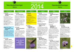 Program våren 2014 - Bjäre