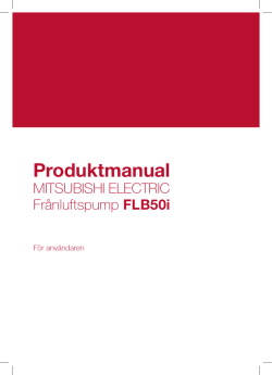 Användar Manual FLB50i