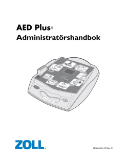 AED Plus® Administratörshandbok