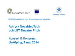 Avtryck 2014 - NovaMedTech
