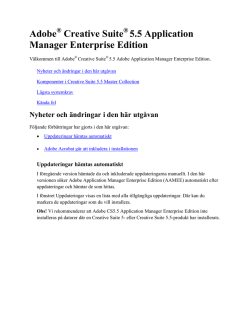 Release Notes: Adobe Application Manager Enterprise Edition