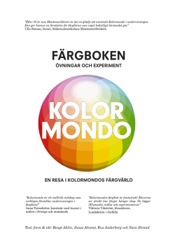 FÄRGBOKEN - Beta Pedagog