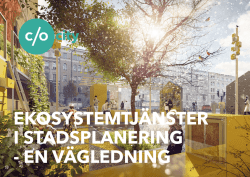ekosystemtjänster i stadsplanering - en vägledning